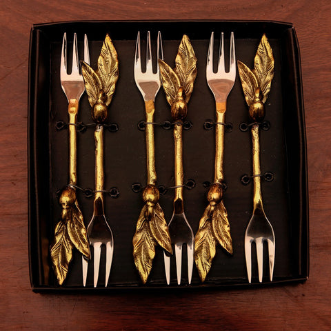 Gold Twig & Leaf Folks: Set of 6