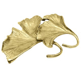 Golden Ginkgo Double Leaf Platter