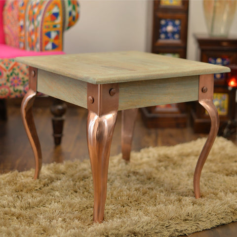 Side Table with Queen Anne Legs