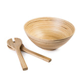 Natural Bamboo Salad Bowl