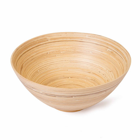 Natural Bamboo Salad Bowl with Cover — Yumi EcoSolutions