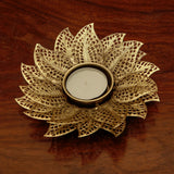 Lotus T-light Holder Golden