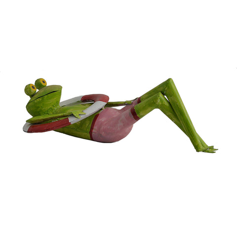 Floating Frog Figurine