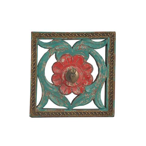 Square Flower Wall Hook