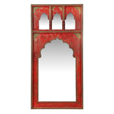 Red Vintage Mirror