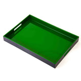 Green & black Lacquer Finish Tray