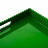 Green & black Lacquer Finish Tray