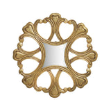 Antique Gold Round Mirror