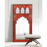 Red Vintage Mirror